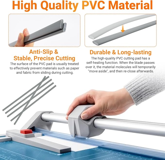 RM-12 Paper Cutting Mat for 12” Paper Trimmer & Craft Cutting Tool, Reusable - Image 5