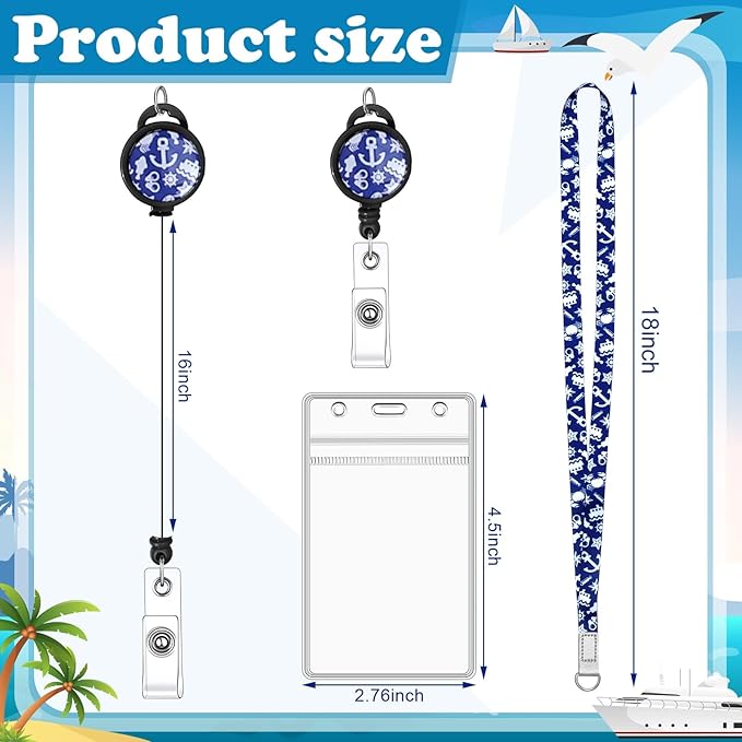 4 Pack Cruise Lanyard for Ship Cards Lanyards - Image 2