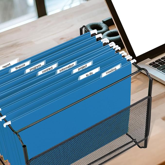 HERKKA Hanging File Folders, 30 Pack Reinforced Letter Size Hanging Folders - Image 7