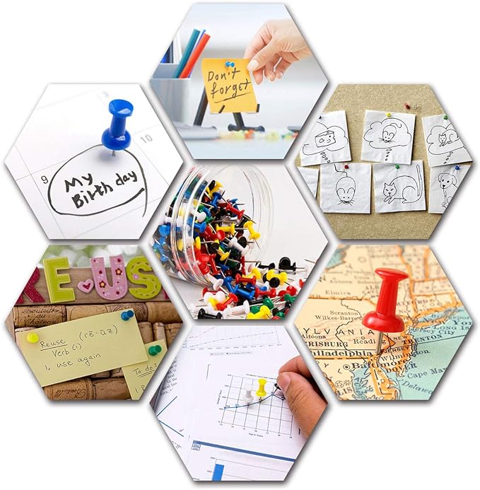 400Pcs Push Pins, Thumb Tacks for Bulletin Board, Stick Pins Thumb Tacks for - Image 6