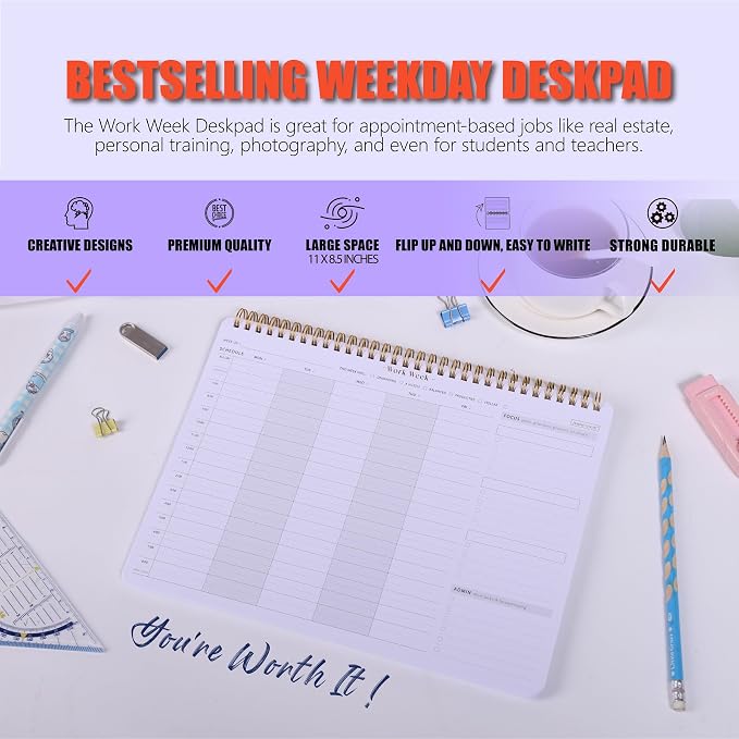 Weekly To Do List Planner with Hourly Schedule - Image 6