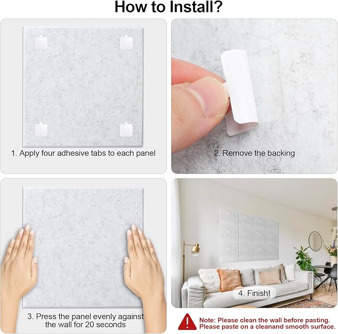 Large Cork Board for Walls 47" x 35" 12 Pack Black Bulletin Boards Felt Wall Tiles with Safe Removable Adhesive Corkboards for Office Home,Grey-DeskLoop Office