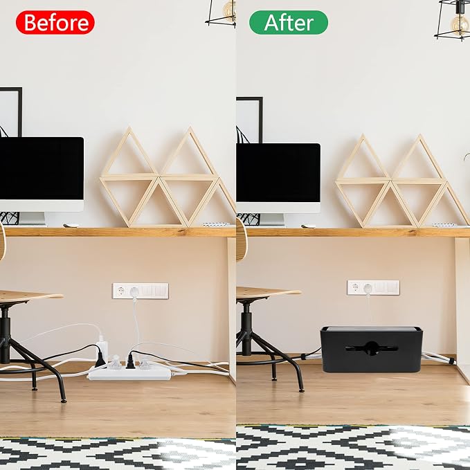 Cable Management Box, Cord Organizer Box - Image 2