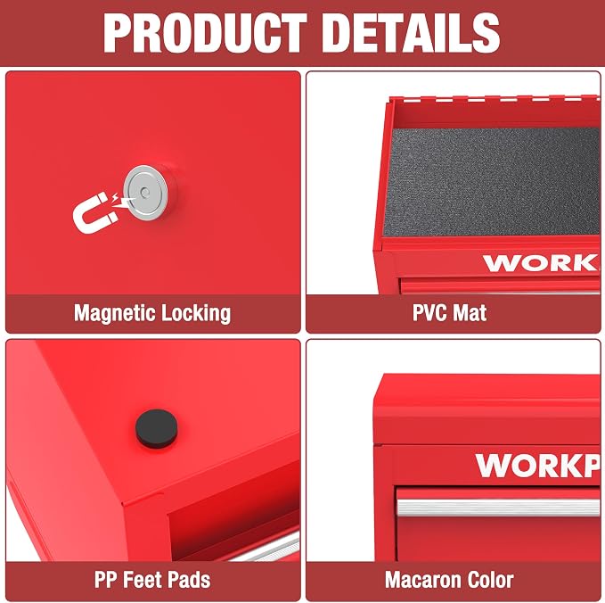 WORKPRO Mini Metal Tool Box - Image 4