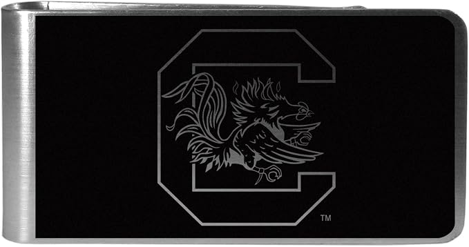 Siskiyou Sports NCAA Unisex Black and Steel Money Clip by Siskiyou
