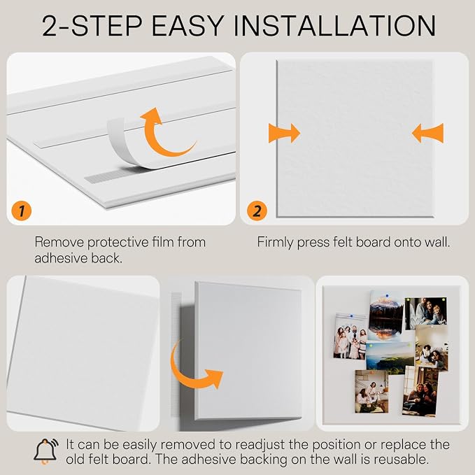 MaxGear Extra Large Bulletin Board 72" x 48", Pin Vision Board DIY Office & - Image 4