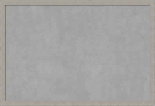 Amanti Art Grey Framed Magnetic Board 26x38 Large Vision Board by AmantiArt