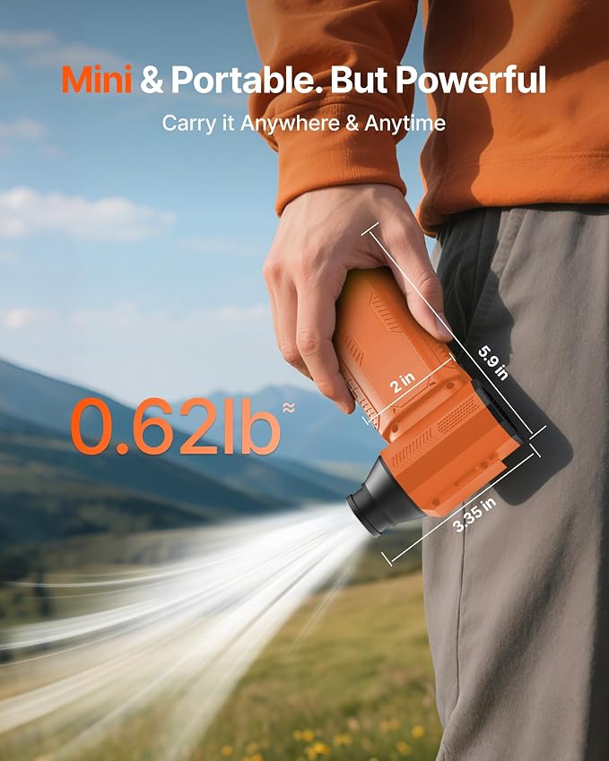 Compressed Air Duster, 000RPM Ultra-Powerful Electric Air Duster | 8000mAh - Image 8