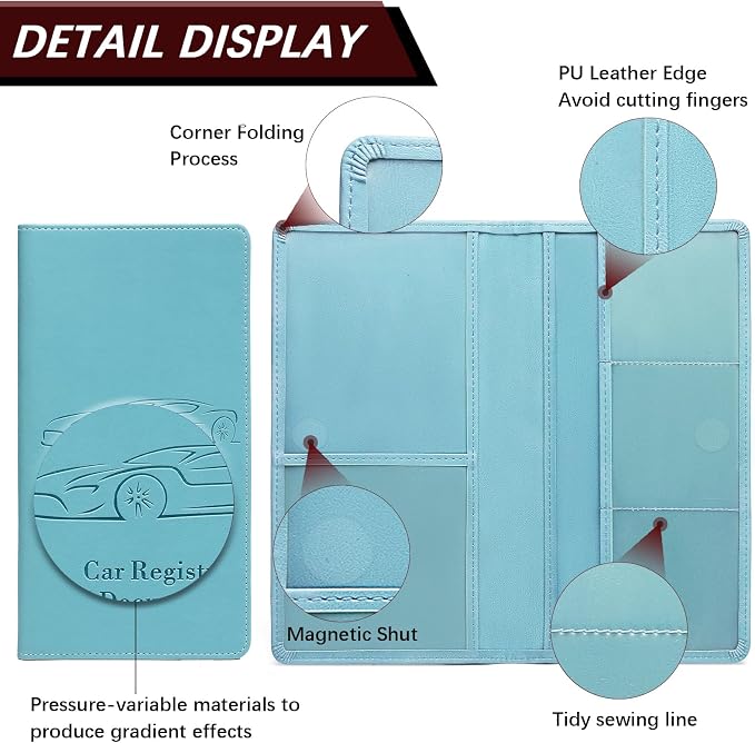 Car Registration and Insurance Card Holder - Image 4
