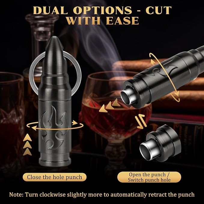LIHTUN Portable Cigar Punch Cutter - Image 3