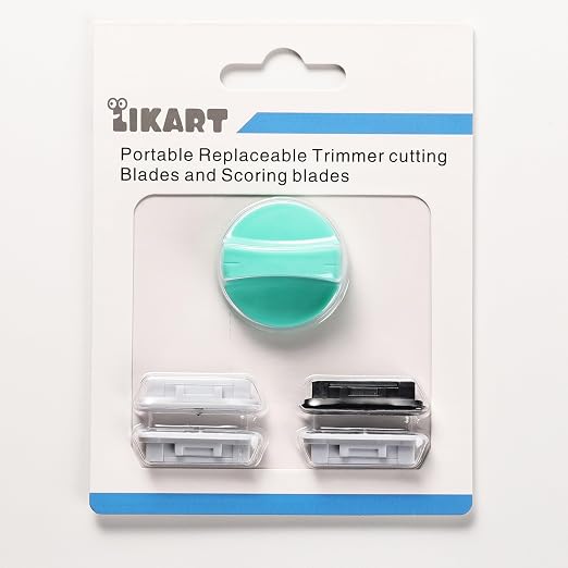 Likart 4-Pack Paper Cutter Replacement Blade Kit, Portable Trimmer Cutting by Likart
