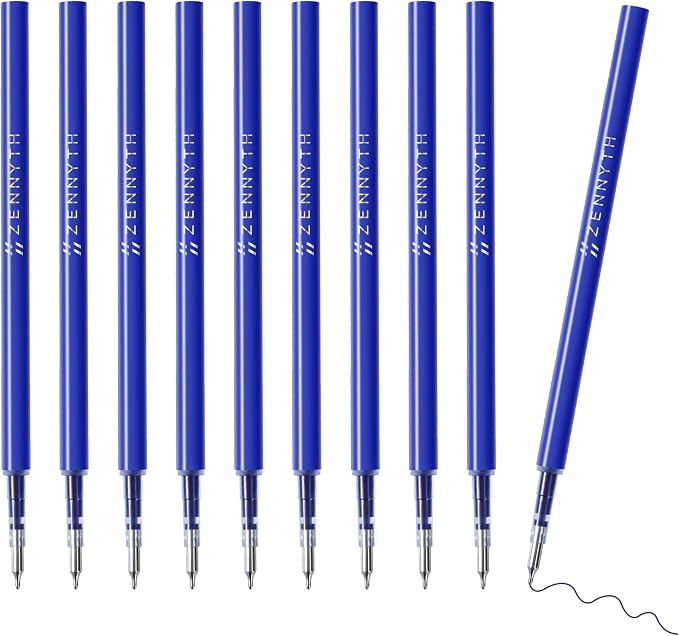 Gel Pen Refills for Click pens, Quick Drying Ink Pen Refills Smooth Writing by CFDXK