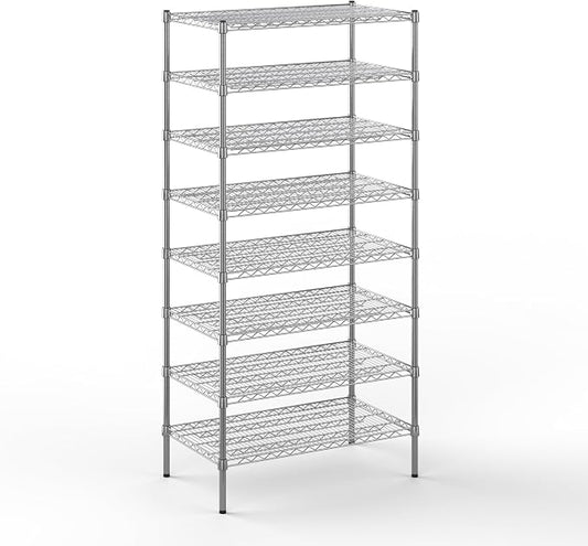 Regal Altair 21" Deep x 36" Wide x 74" Height Wire Shelving Kit | 8-Tier | NSF by Regal+Altair