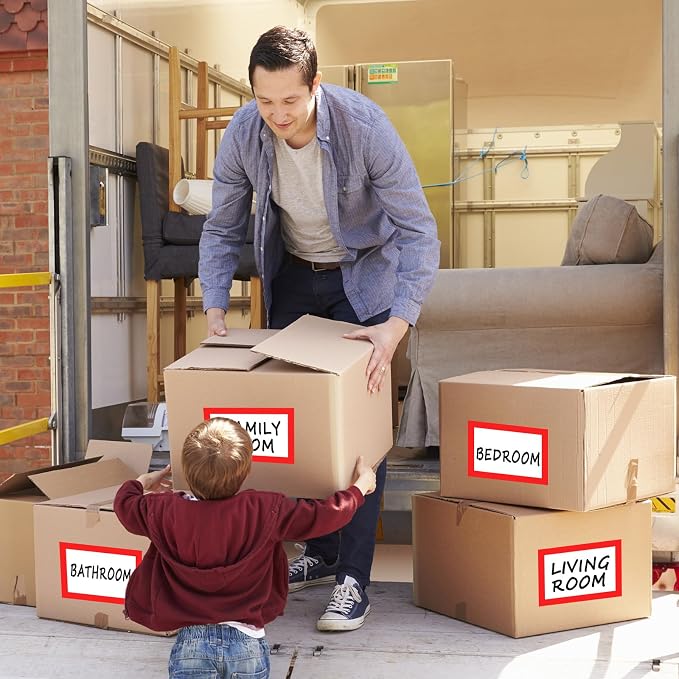6 x 4 inch Large Moving Labels for Boxes, Blank Moving Boxes Labels Stickers - Image 6
