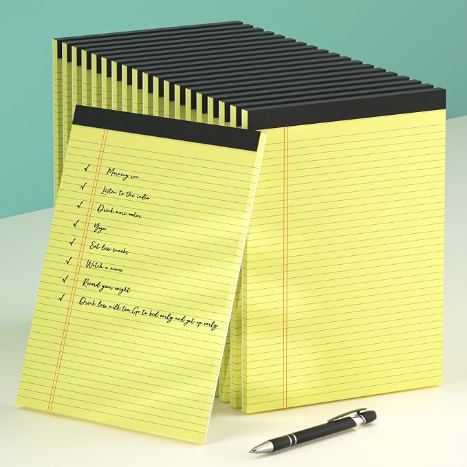Yellow Legal Pads 8.5 x 11 College Ruled - Image 7