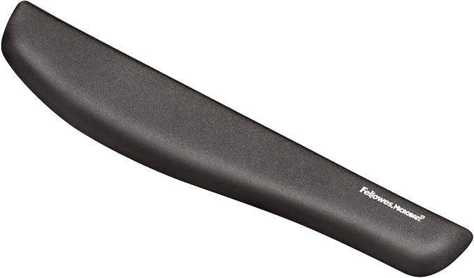 Fellowes PlushTouch Foam Keyboard Wrist Rest, MICROBAN Antimicrobial by FellowesBrands