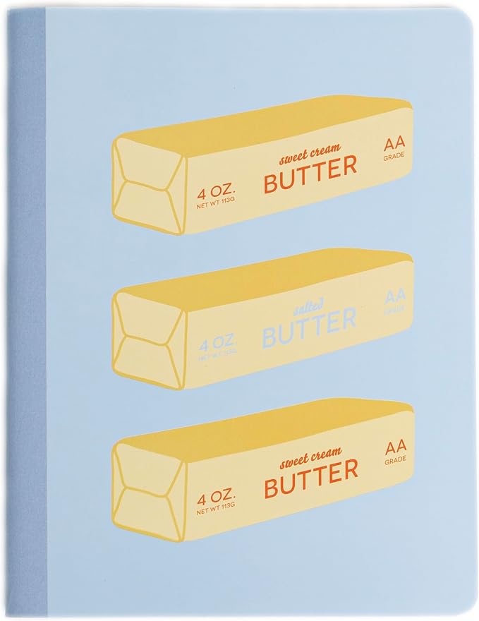 Pearhead Butter Composition Notebook — College-Ruled, 160 Pages, 7.5" x 9.75" by Pearhead