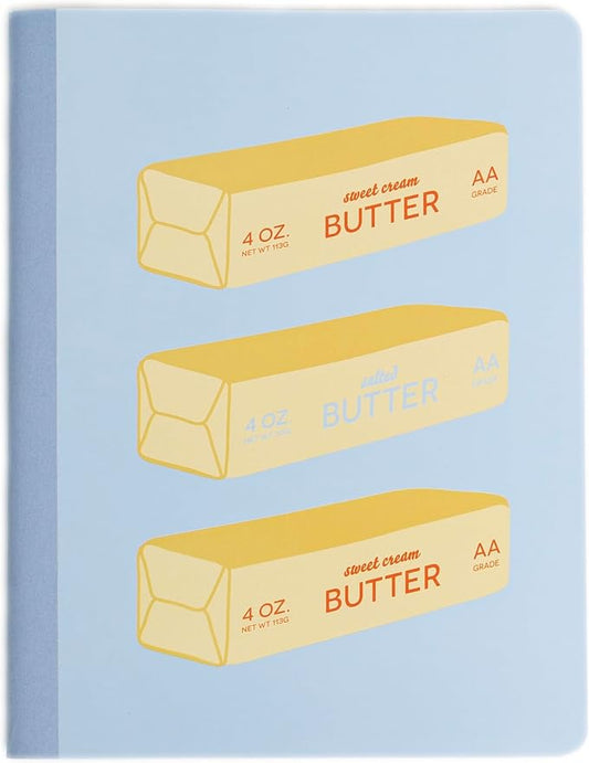 Pearhead Butter Composition Notebook — College-Ruled, 160 Pages, 7.5" x 9.75" by Pearhead