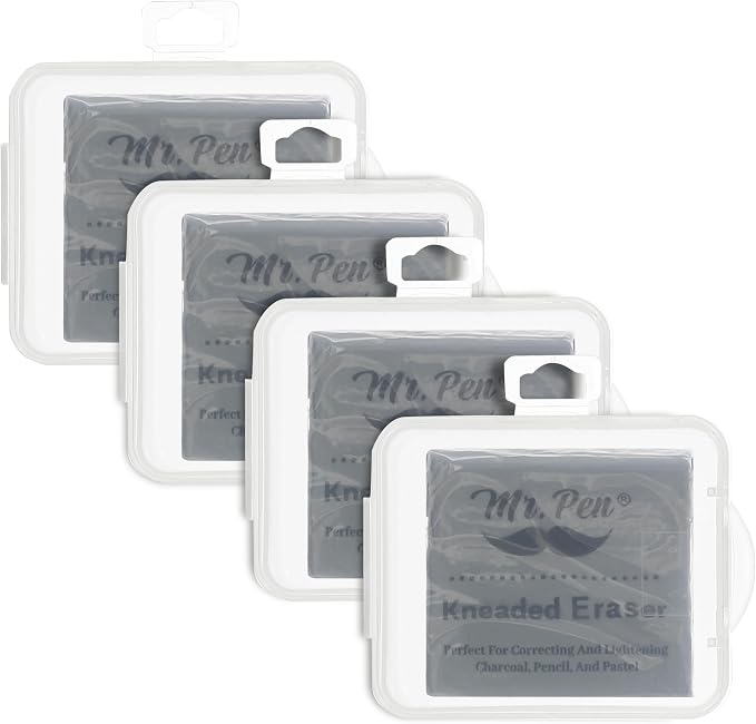 Mr. Pen- Kneaded Erasers, 10 Pack | Gray Moldable Art Erasers - Image 8