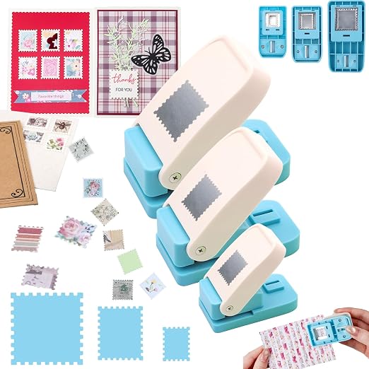 BAOFALI 3Pcs/Set Stamp Punch, 0.6 x 0.5 inch, 1 x 0.8 Inch, 1.5 inch by BAOFALI