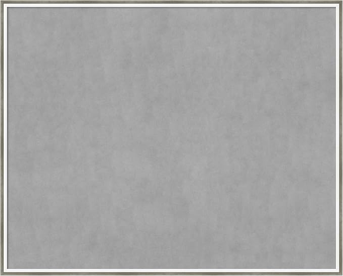 Amanti Art Silver Framed Magnetic Board 33x41 X-Large Vision Board by AmantiArt