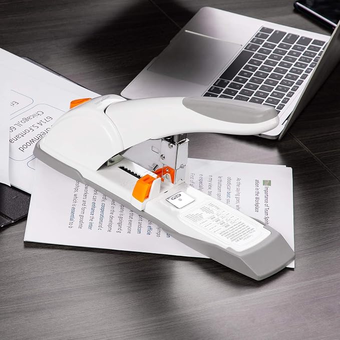 Amazon Basics Heavy-Duty Desktop Stapler, 130 Sheets High Capacity, Sturdy - Image 8