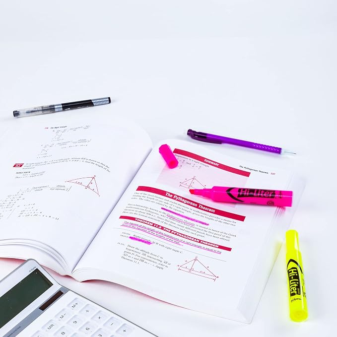 Avery Hi-Liter, Desk Style, Chisel Tip, 24 Pink and Yellow Highlighters - Image 7