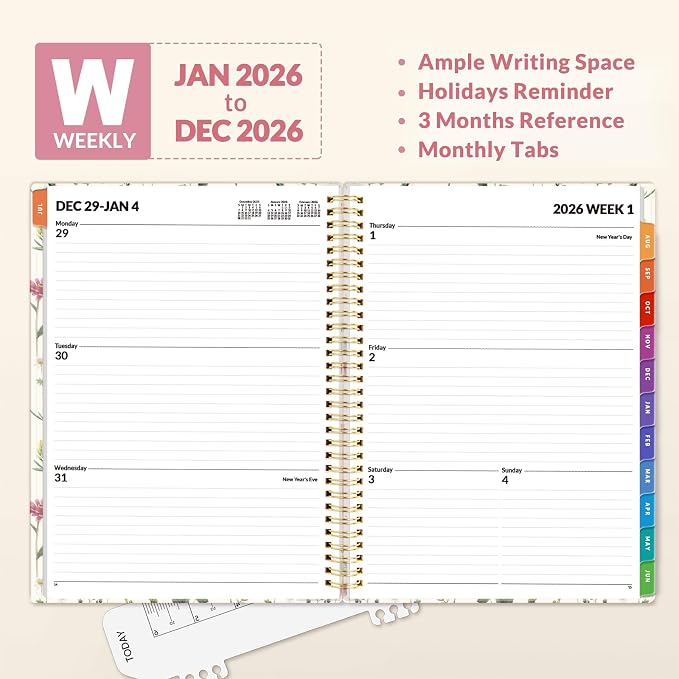 SUNEE 2026 Weekly and Monthly Planner - Image 2