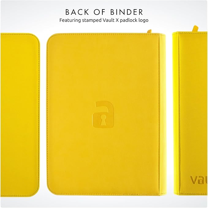 Vault X 4 Pocket Zip Binder, 160 Cards, Exo-Tec Material, 20 Side-Loading Pages - Image 9