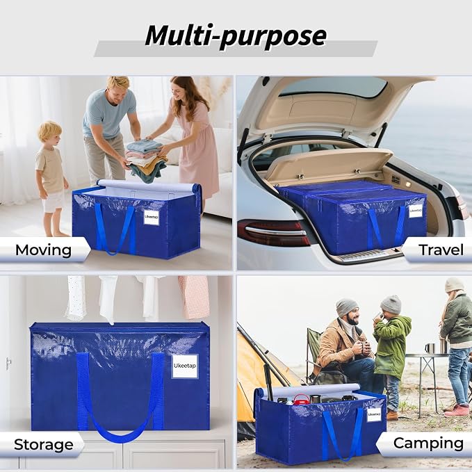 16 Pack Extra Large Heavy Duty Moving Bags, Reinforced Handles & Heavy-Duty - Image 6