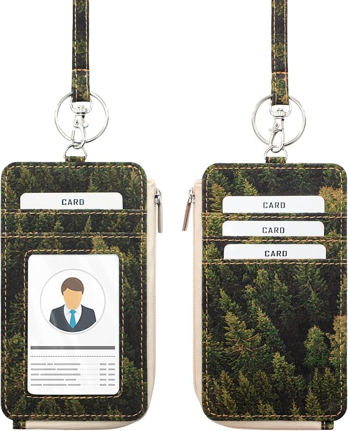 Badge Holder with Zipper - Image 2