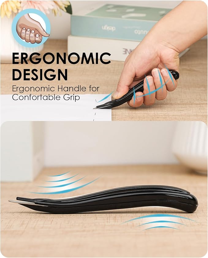KTRIO Magnetic Staple Remover Tool 6 Pack, Classic Black | Professional Stapler - Image 8