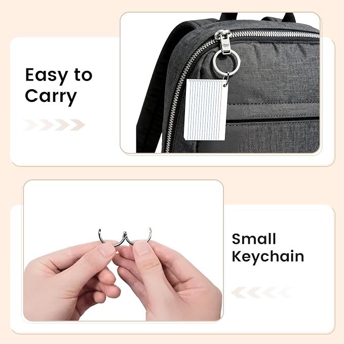 160-Pack White Index Cards 4x6 Inch w/Key Ring – 180gsm Heavyweight Flashcards - Image 3