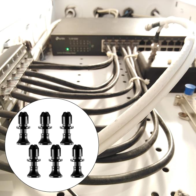 Chunful 50 Pack Push Lock Pins Media Enclosure Push Pins - Image 7
