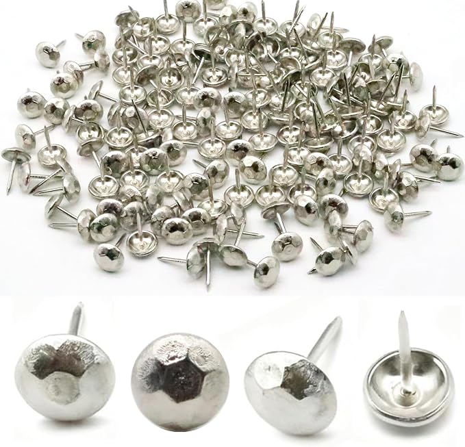 110pcs Upholstery Tacks for Furniture, Metal Upholstery Nails Decorative Thumb by QYIMLI