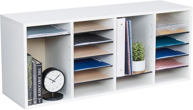 Safco Literature Organizer, 24 Compartments, Office and Classroom Mailbox by SafcoProducts