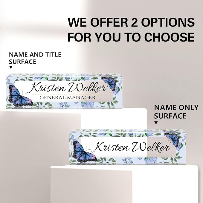 Personalized Office Name Plate for Desk - Image 6