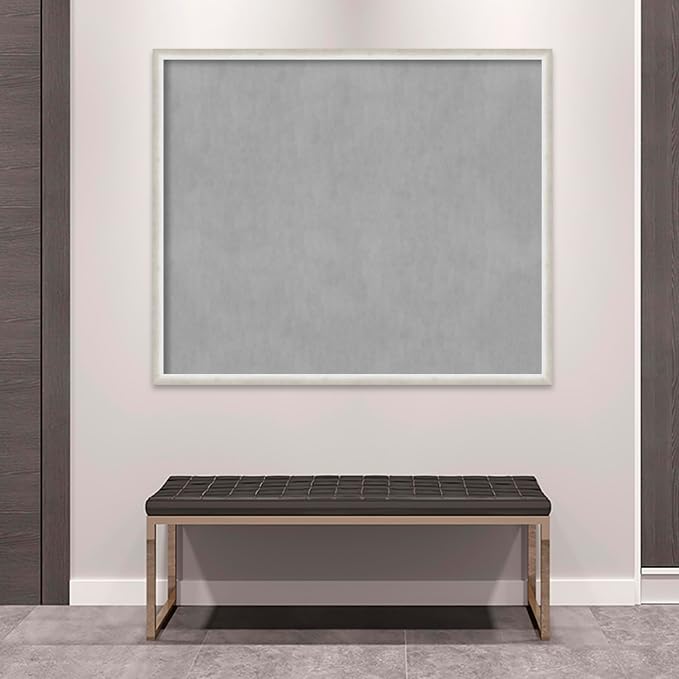 Amanti Art Silver Framed Magnetic Board 42x50 Oversize Vision Board - Image 5