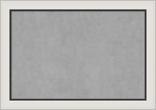 Amanti Art Silver Framed Magnetic Board 30x42 Large Vision Board by AmantiArt
