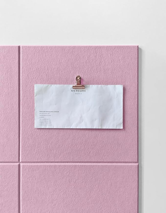 Felt Bulletin Board Tiles 12-Pack – Cork Board Alternative, Pin Board - Image 4