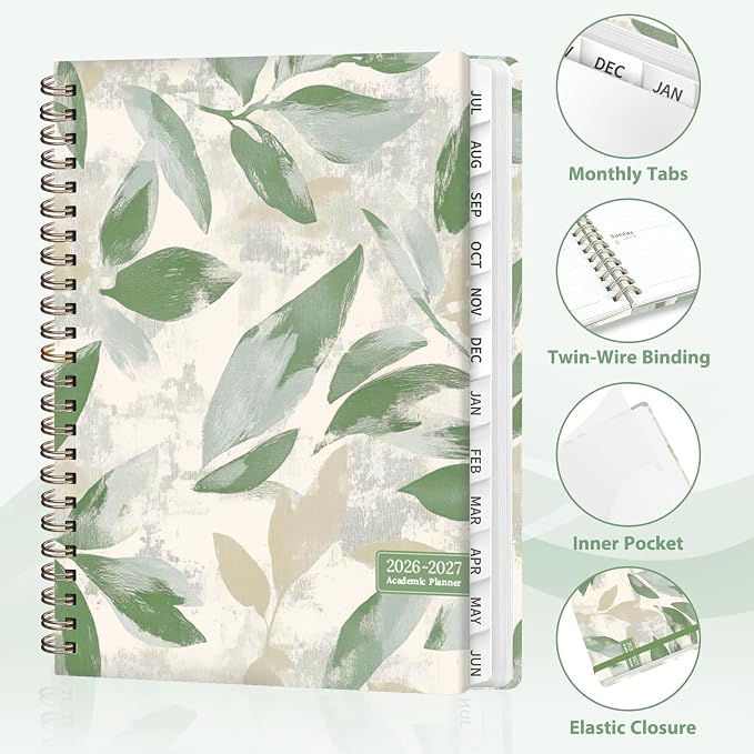 Planner 2026-2027, Weekly and Monthly Academic Year Calendar Planner, July 2026 - Image 4
