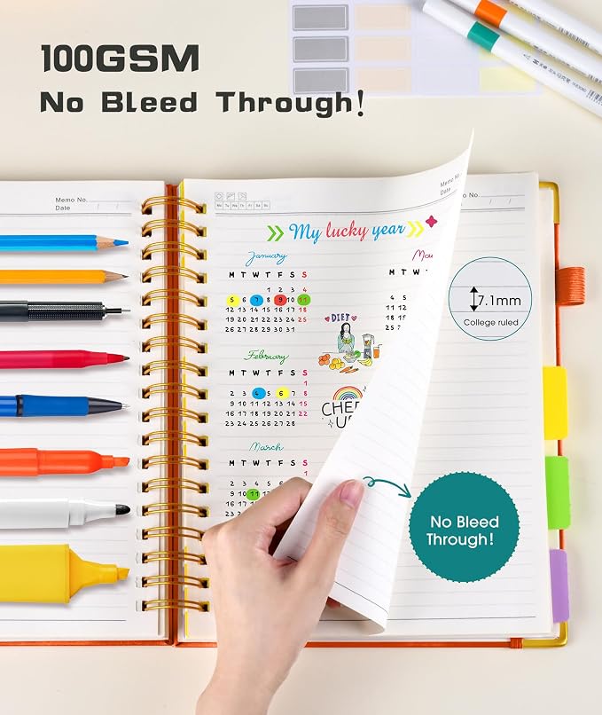 Hardcover Spiral Notebook journal - Image 6