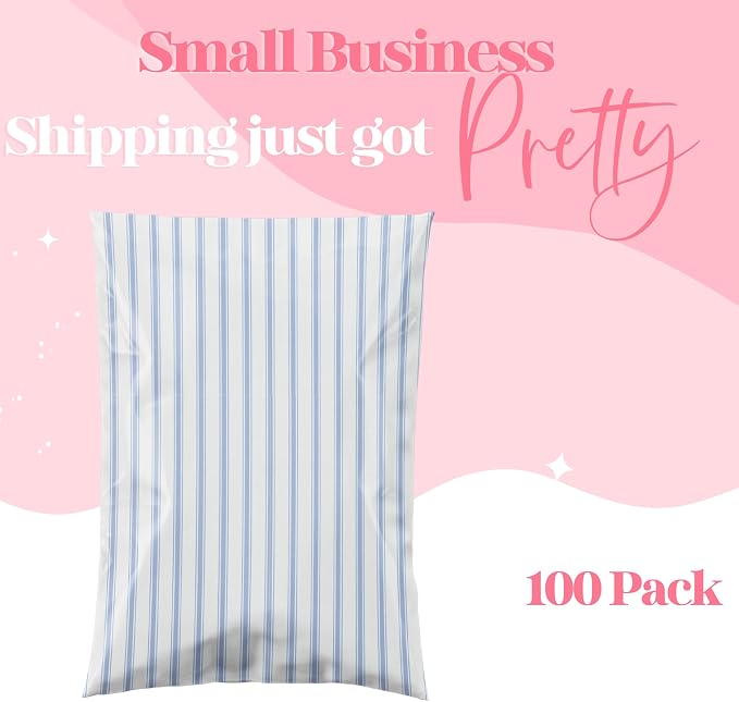 Pretty Package Store 6x9 Designer Poly Mailer 100 Pack Heavy Duty Waterproof - Image 3