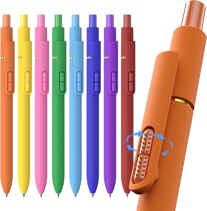 Hiacry 8Pcs Colorful Gel Pens by HIACRY
