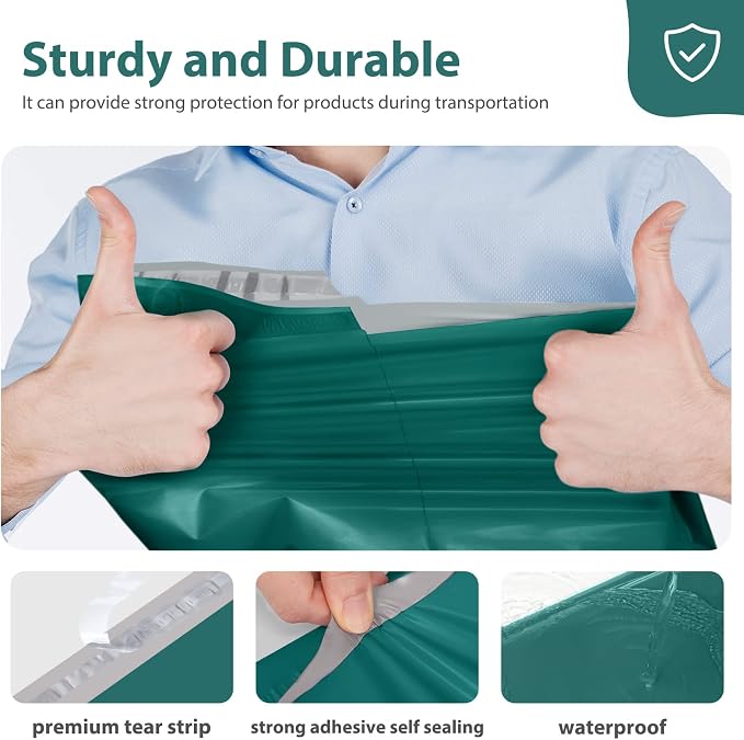 Fuxury Large Poly Mailers 24x24 Inch 100 Pcs, Waterproof Shipping Bags - Image 4