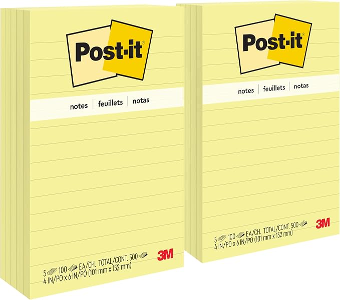 Post-it Pop-up Notes 4x6 in, 5 Pads, America's #1 Favorite Sticky Notes by Unknown