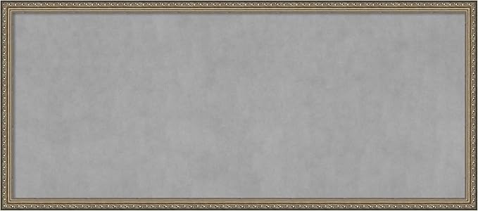 Amanti Art Silver Framed Magnetic Board 22x50 Oversize Vision Board by AmantiArt