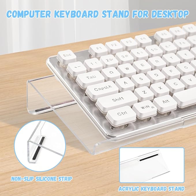 Computer Keyboard Stand with Wrist Rest - Image 6