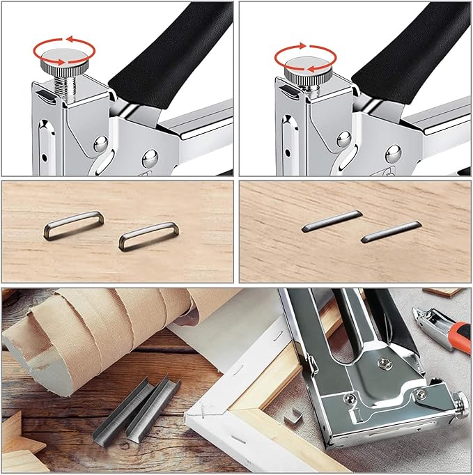 NEU MASTER 3 in 1 Staple Gun, Manual Upholstery Stapler Gun - Image 4