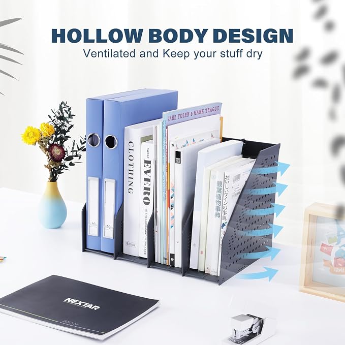 FRETONBA Collapsible Magazine File Holder - Image 3